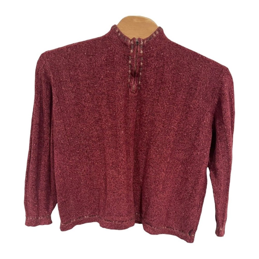 Woolrich Sweater Size 2XL Dark Pink Color